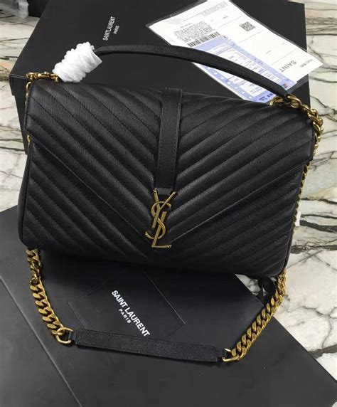 ysl college bag large replica|saint laurent college shoulder bag.